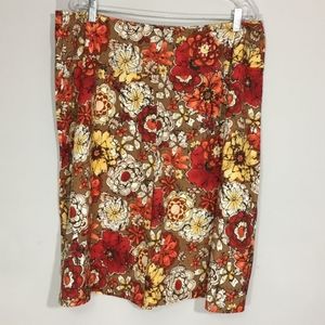 Ashley Stewart Floral Skirt 16